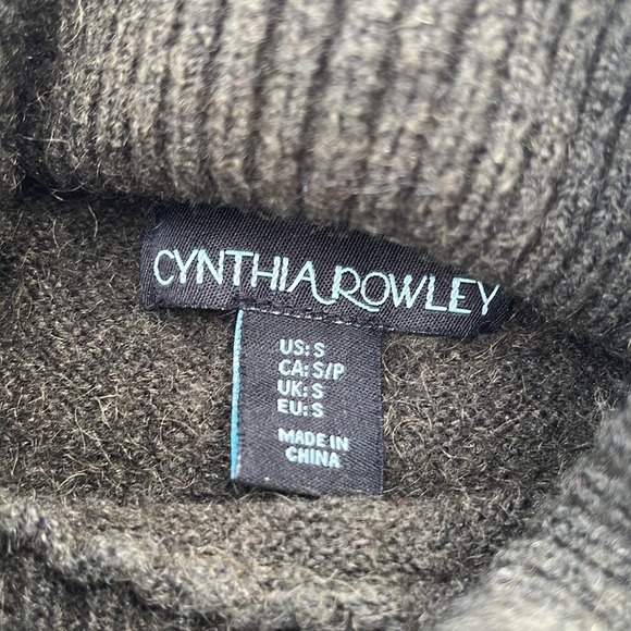 Cynthia Rowley Wool Blend Sleeveless Turtleneck Tunic Sweater - Picture 7 of 10